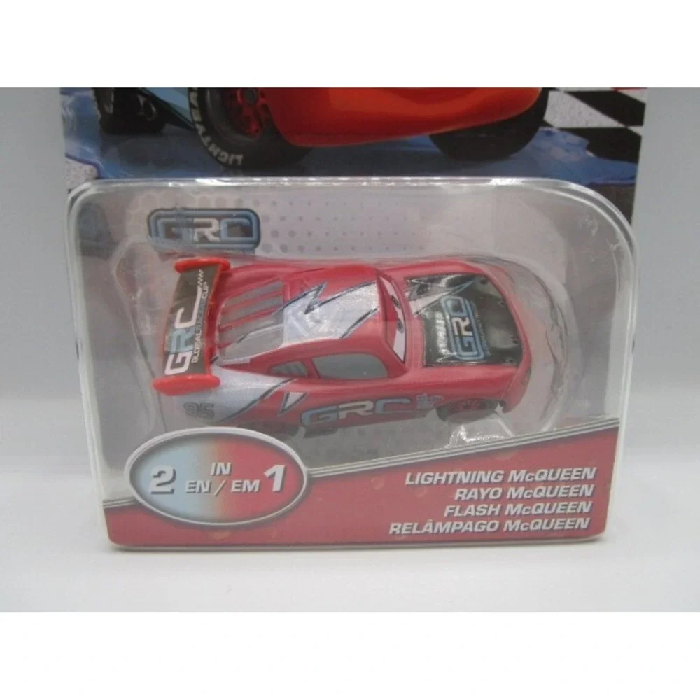 Disney Pixar Cars GRC Lightning McQueen Color Changers 2 In 1 Die Cast Toy Car